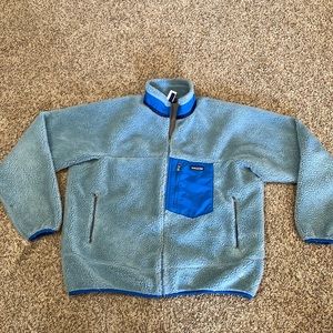 Patagonia Men's Retro X Blue Deep Pile
Full-Zip jacket- size XL